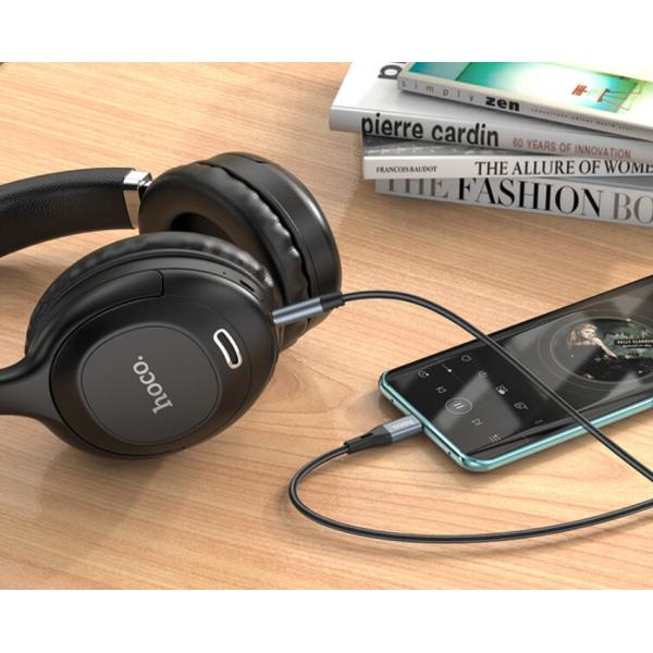 Hoco Lightning to AUX Digital audio conversion cable DUP03 1m Black