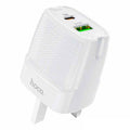 Hoco Mc35 PD20W + QC 3.0 Fast Charger UK Plug