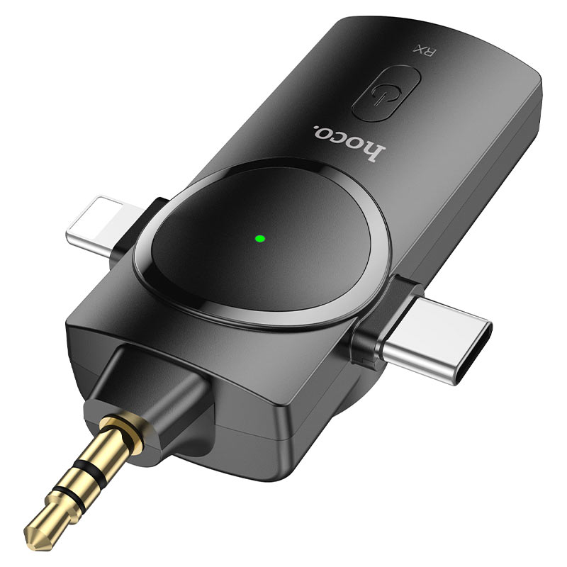 HOCO Microphone S31 Stream wireless with 3-in-1 receiver - Black