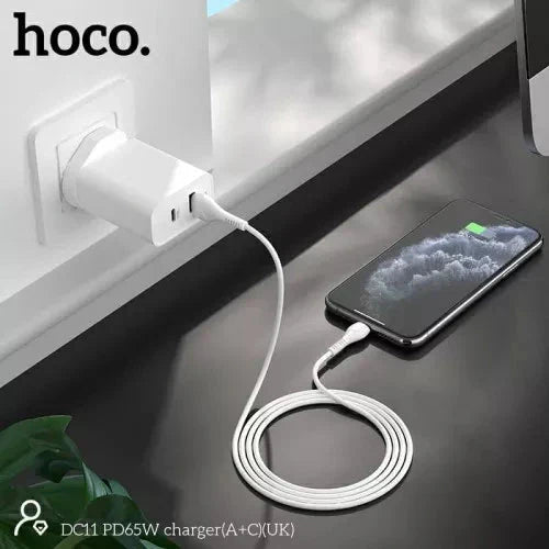 Hoco PD 65W High Power Dual Port 1A1C Fast Charger