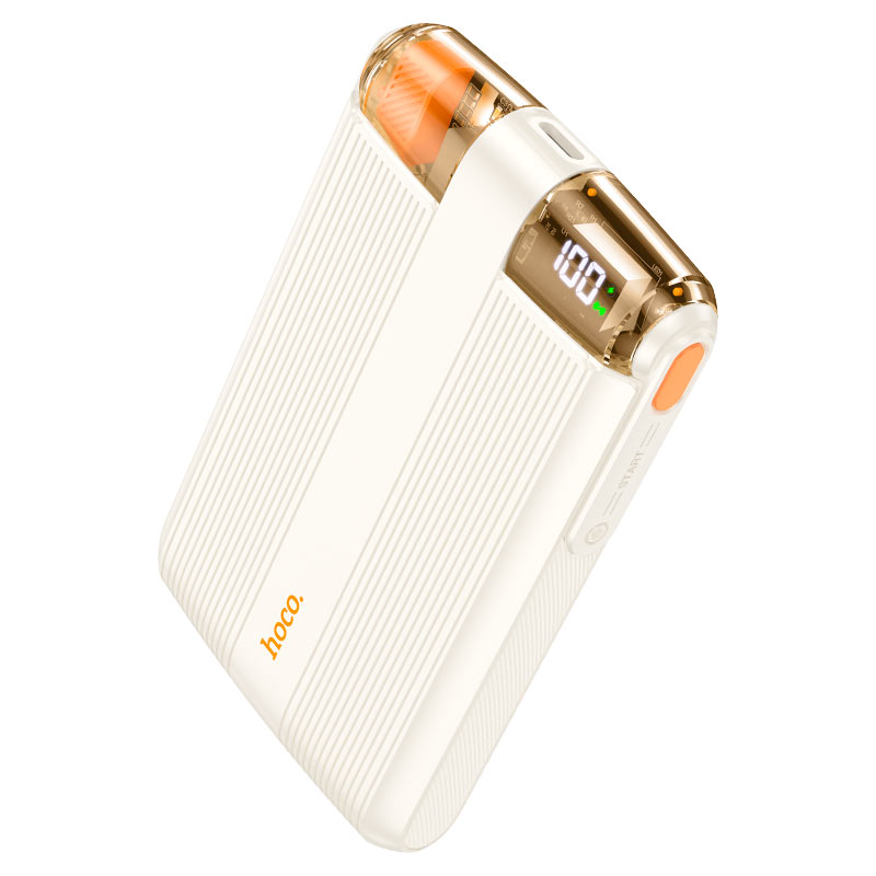 Hoco Power bank J127B Mecha PD20W + QC3.0 wireless charging 10000mAh – White