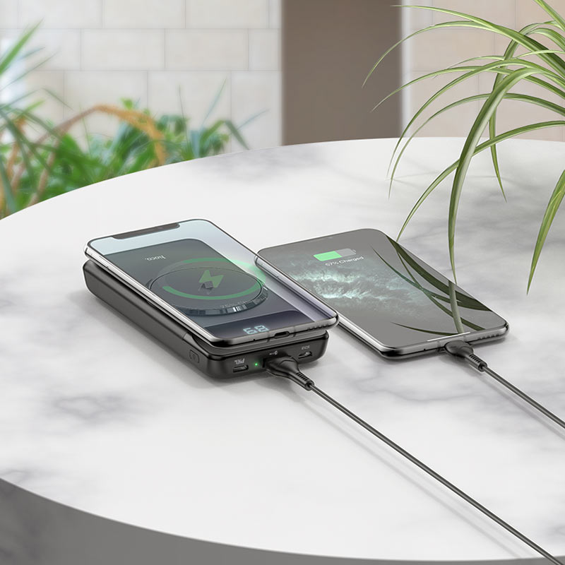 Hoco Power bank J76 Bobby wireless charging 10000mAh