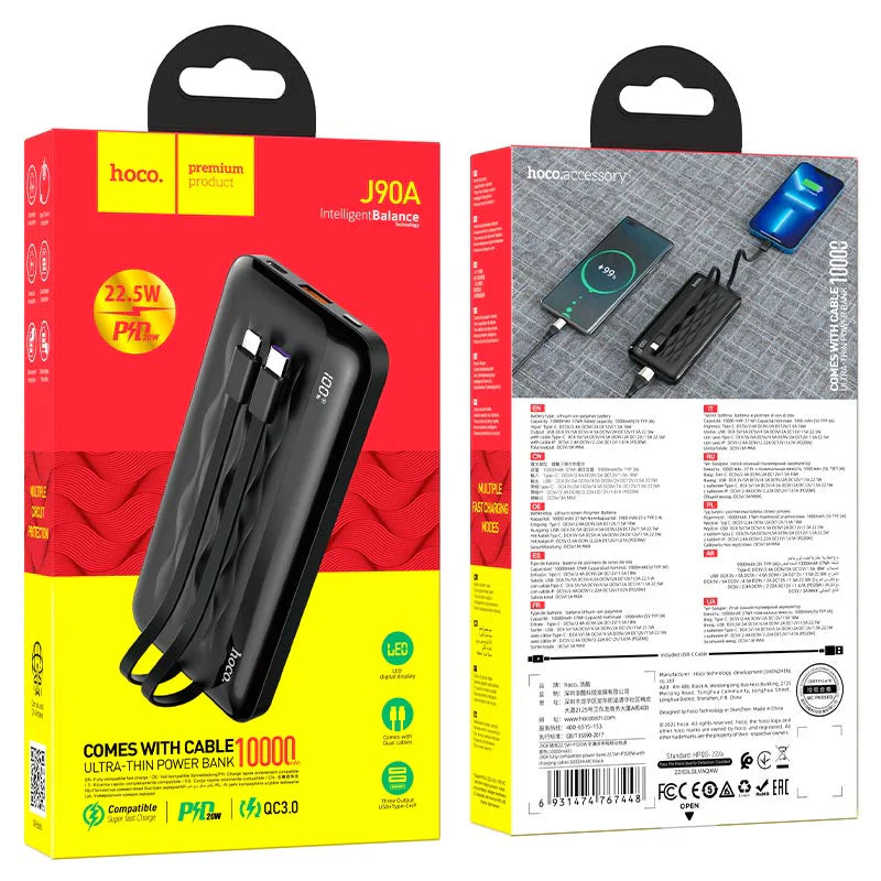 Hoco Power bank J90A 22.5W+PD20W 10000mAh