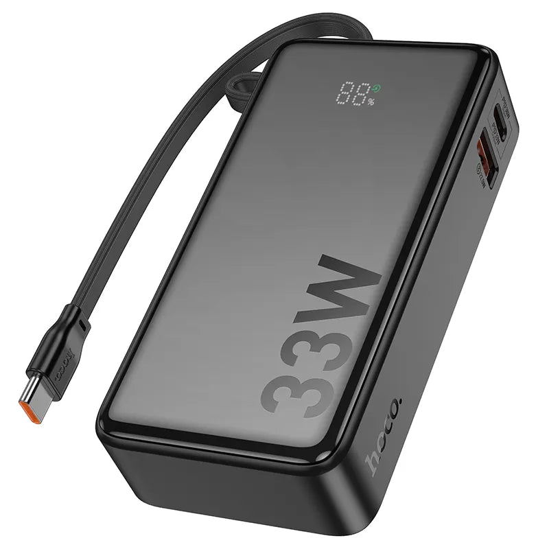 Hoco Q27A 33W 10000mah Power bank – Black