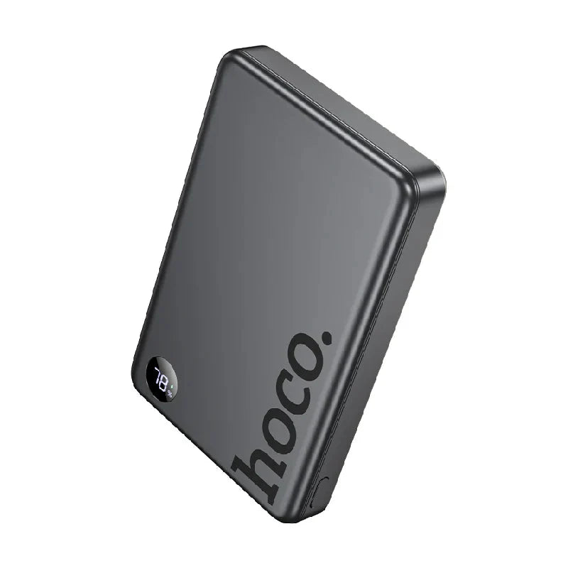 Hoco Q34 Magnetic Power Bank - 10,000mah / 20W / Metal Grey