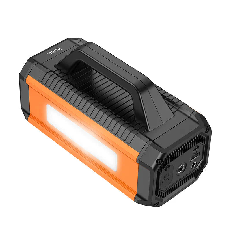 Hoco QS4 Air Pump with Emergency Start Power Bank 10000mAh - Multi-Function Portable Power