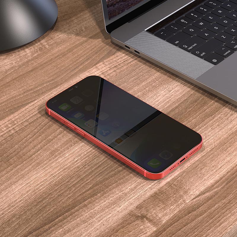 Hoco Shatterproof edges full screen anti-spy tempered glass for iPhone12 Pro Max(A21)