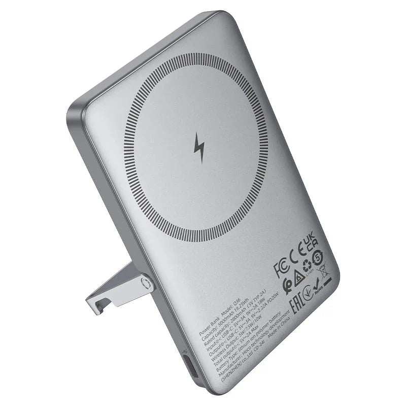 Hoco Sunlight Power Bank – PD 20W Wireless Charging 5000mAh