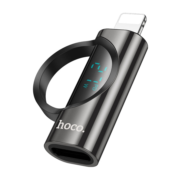 Hoco UA32B 8 Pin Male to Type-C Female Display Adapter – Black