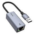 Hoco UA37 USB-A to RJ45 Ethernet Adapter – 1000Mbps High-Speed LAN Converter
