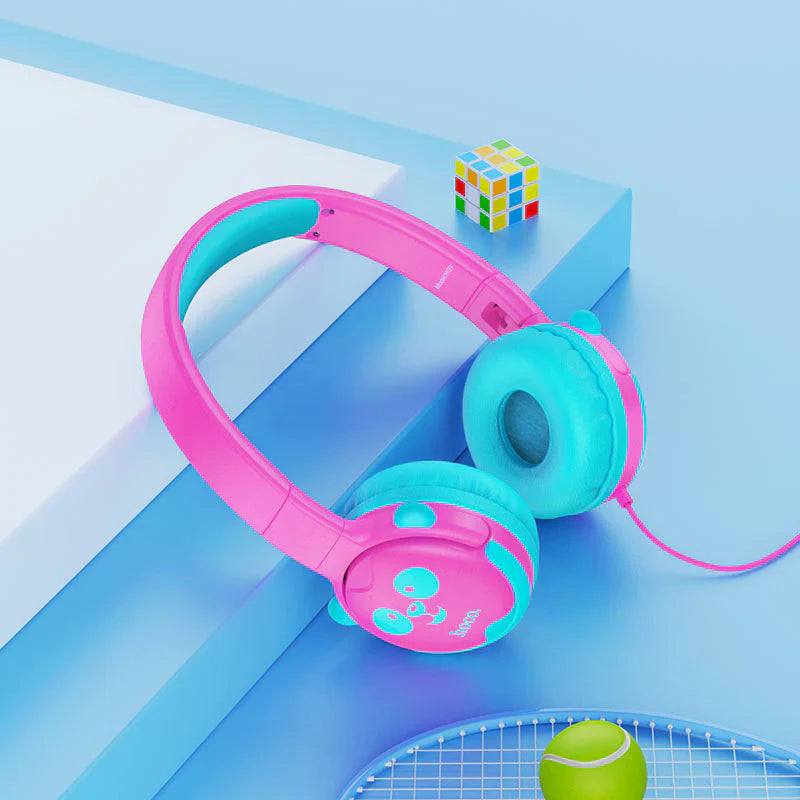 Hoco W31 Children’s Headphones – Safe Sound for Kids Pink