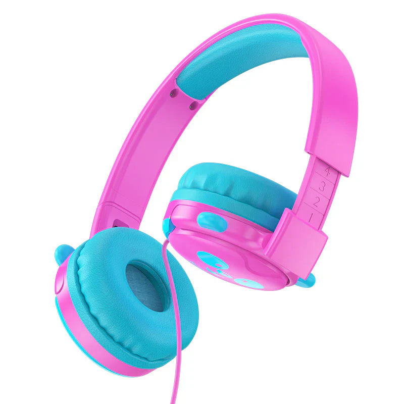 Hoco W31 Children’s Headphones – Safe Sound for Kids Pink