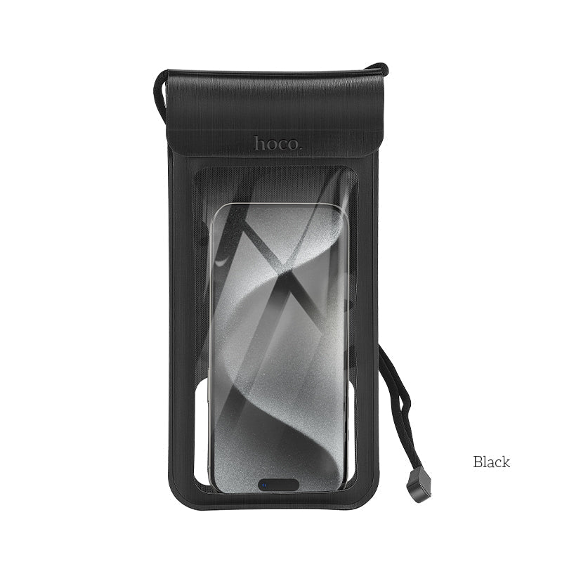 Hoco Widely Compatible Ipx8 Waterproof Leather Bag (HX50) – Black