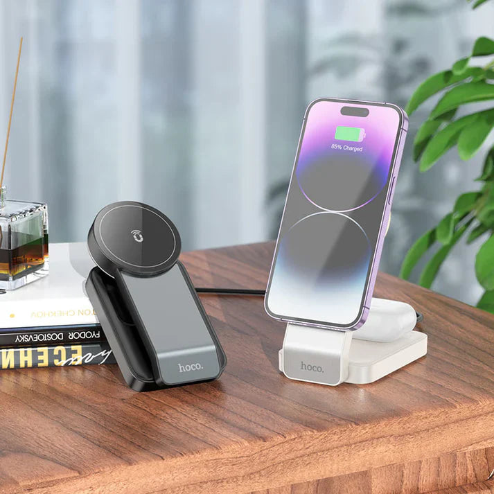 Hoco Wireless charger CQ3 Noble folding magnetic