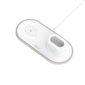 Hoco Wireless charger CW21 Wisdom 3-in-1 tabletop charging – White
