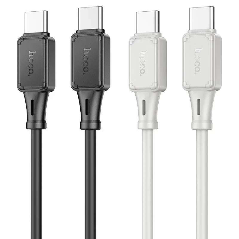 Hoco X101 Assistant 60W silicone charging data cable Type-C to Type-CHoco X101 Assistant 60W silicone charging data cable Type-C to Type-C