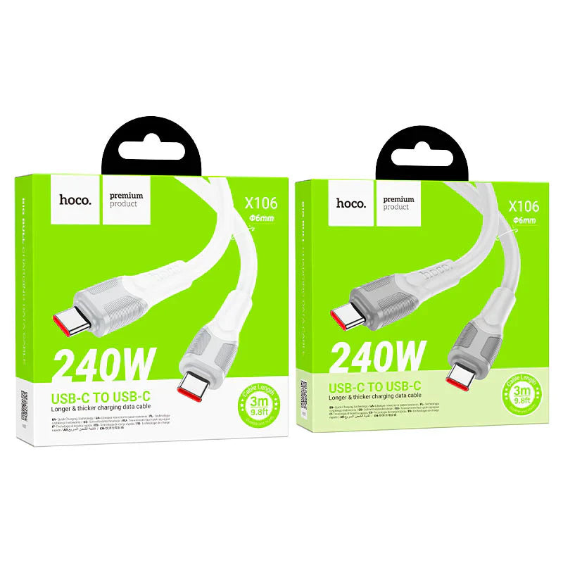 Hoco X106 240W Type-C to Type-C Cable