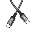 Hoco X14 Double speed 60W charging data cable Type-C to Type-C(L=1M)
