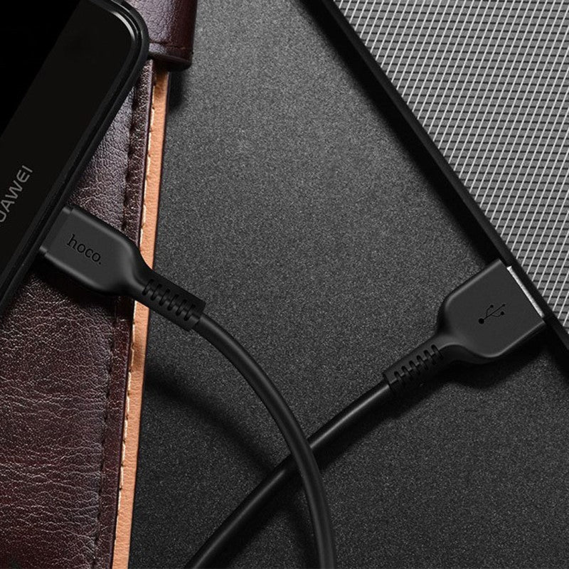 Hoco X20 Flash Charging Data Sync Cable - USB-C / 3 Meters / Black