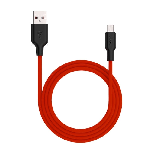 Hoco X21 Plus Silicone charging cable for Micro(L=0.25M)