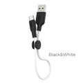Hoco X21 Plus Silicone charging cable for Type-C(L=0.25M)