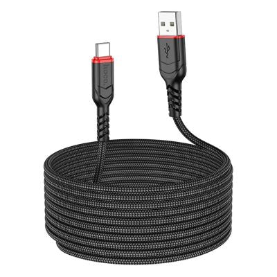 Hoco X59 Nylon Braided USB A to Type C Cable 3M