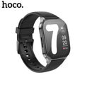 Hoco Y19 AMOLED Bluetooth Smart Sports Watch 1.96 Inch, IP68 Waterproof - Black