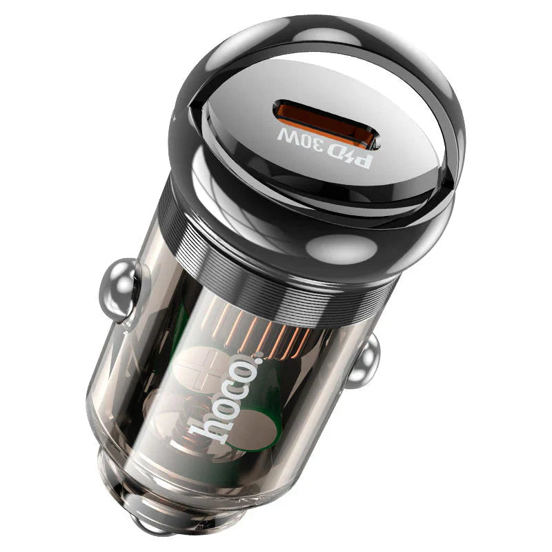 Hoco Z53 Sight single port PD30W car charger - Black