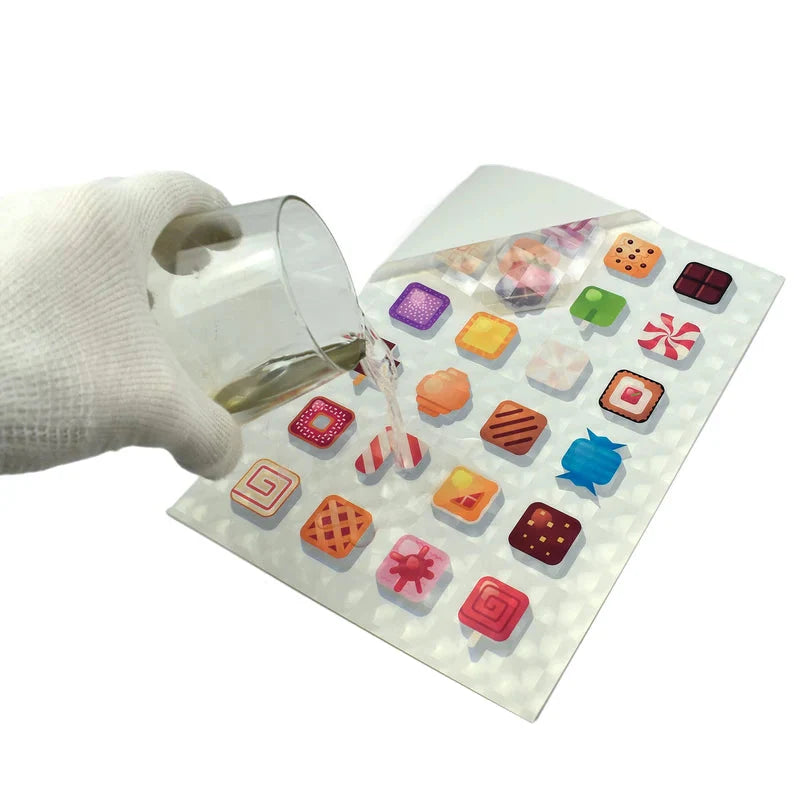 Holographic PET Vinyl Sticker Paper – Bubble/ A4/ 20 Sheets