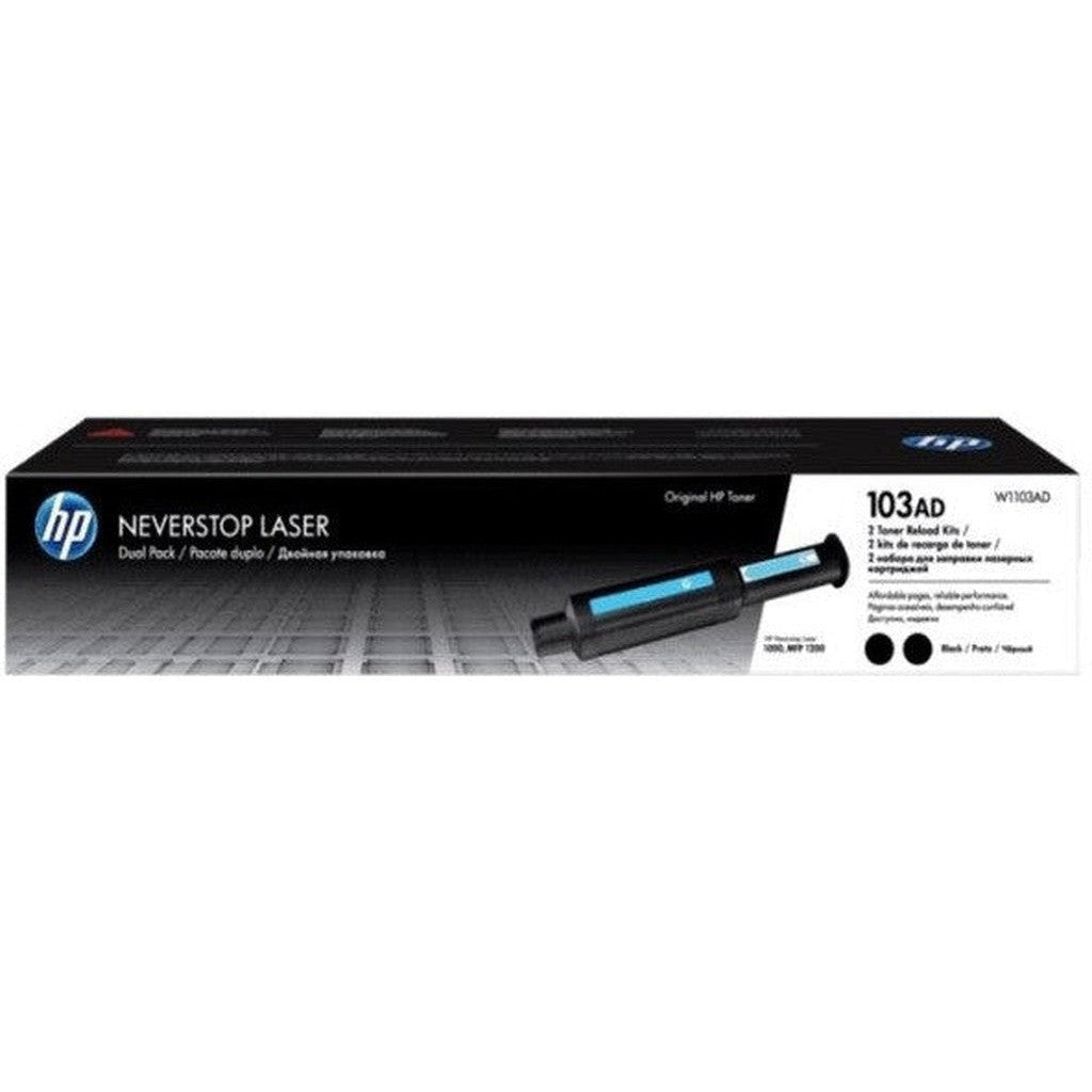 Hp 103Ad Dual Pack Black Original Neverstop Laser Toner W1103Ad Black