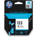 Hp 123 Tri-Color Original Ink Cartridge F6V16Ae