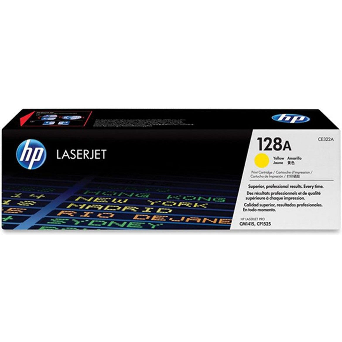 HP 128A Yellow Color - 1300 Pages / Yellow Color / Toner Cartridge
