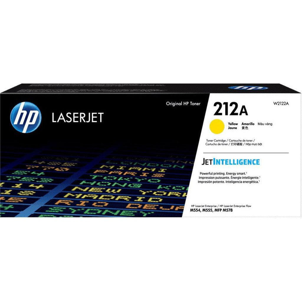 HP 212A Yellow Toner Cartridge – 4.5K Pages / Yellow Color / Toner Cartridge – (W2122A)