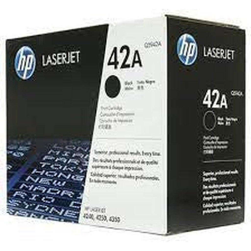 Hp 42A Black Original Laserjet Toner Cartridge Q5942A