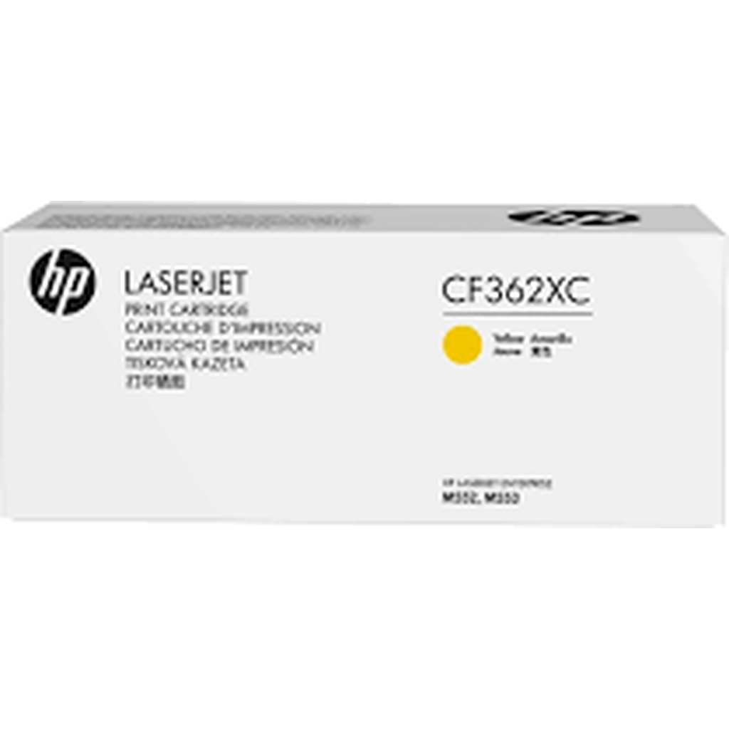 Hp 508Xc Yellow Original Toner Cartridge Cf362Xc