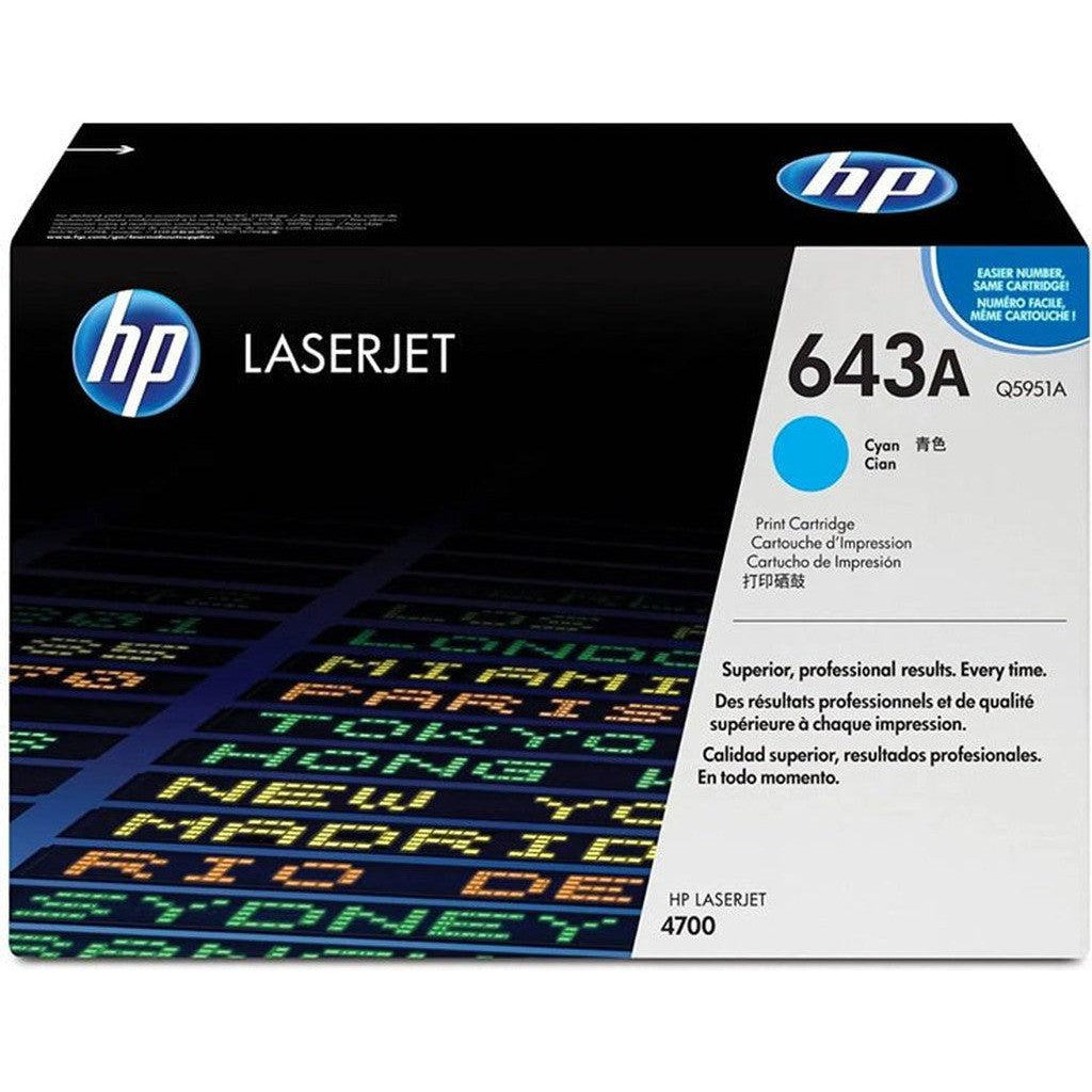 Hp 643A Q5951A Toner Cartridge Cyan