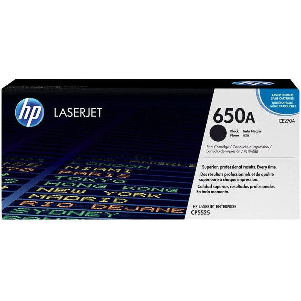Hp 650A Ce270A Toner Cartridge Black