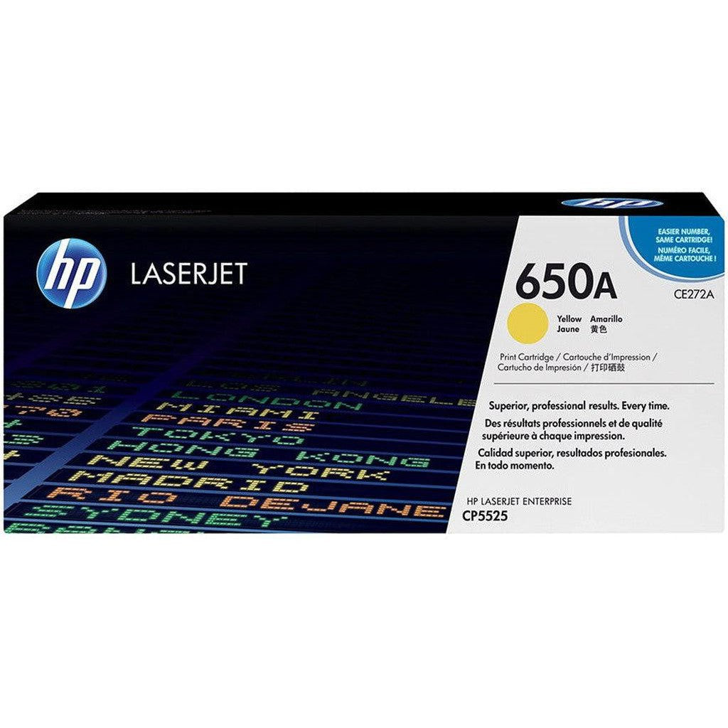Hp 650A Yellow Toner Cartridge Ce272A