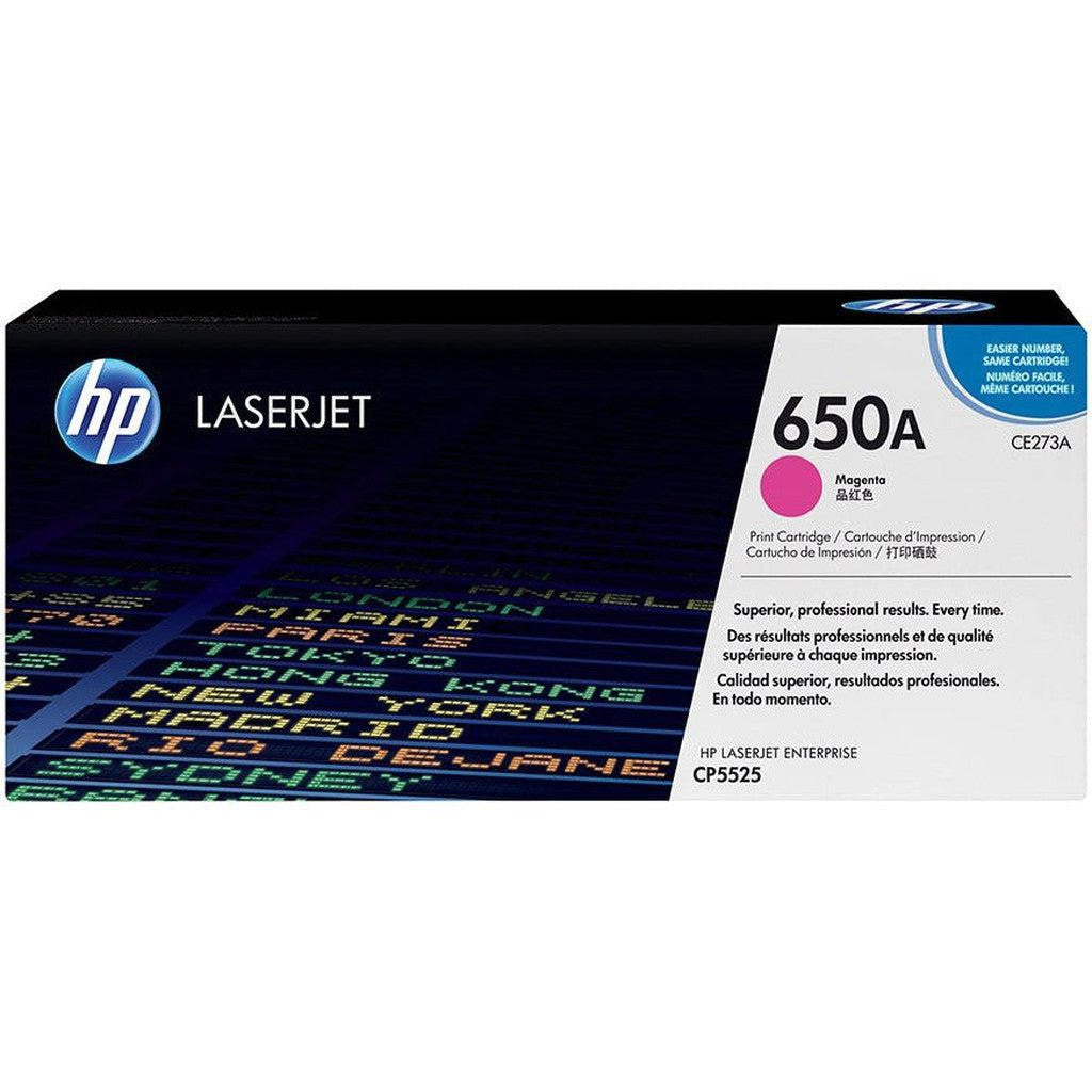 Hp 650A Magenta  Toner Cartridge Ce273A
