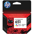 Hp 651 Tri-Color Original Ink Advantage Cartridge C2P11Ae
