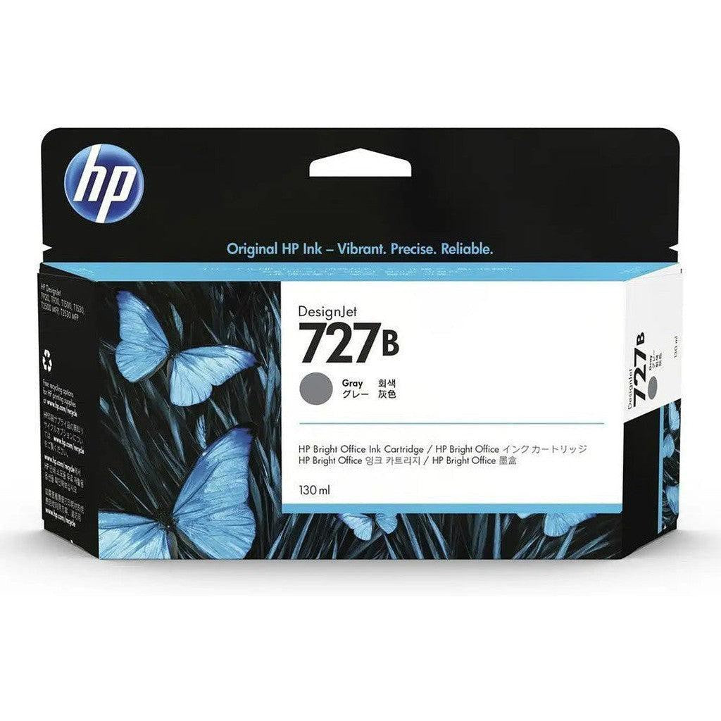 Hp 727 Gray Ink 130Ml Cartridge B3P24A