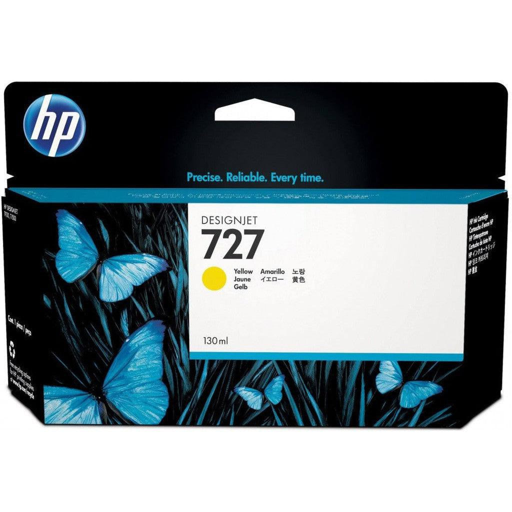 Hp 727 Yellow 130ml Ink Cartridge B3P21A