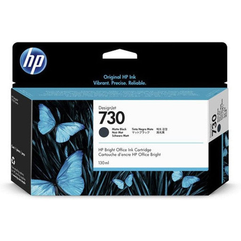 Hp 730 130Ml Matte Black Ink Cartridge  P2V65A