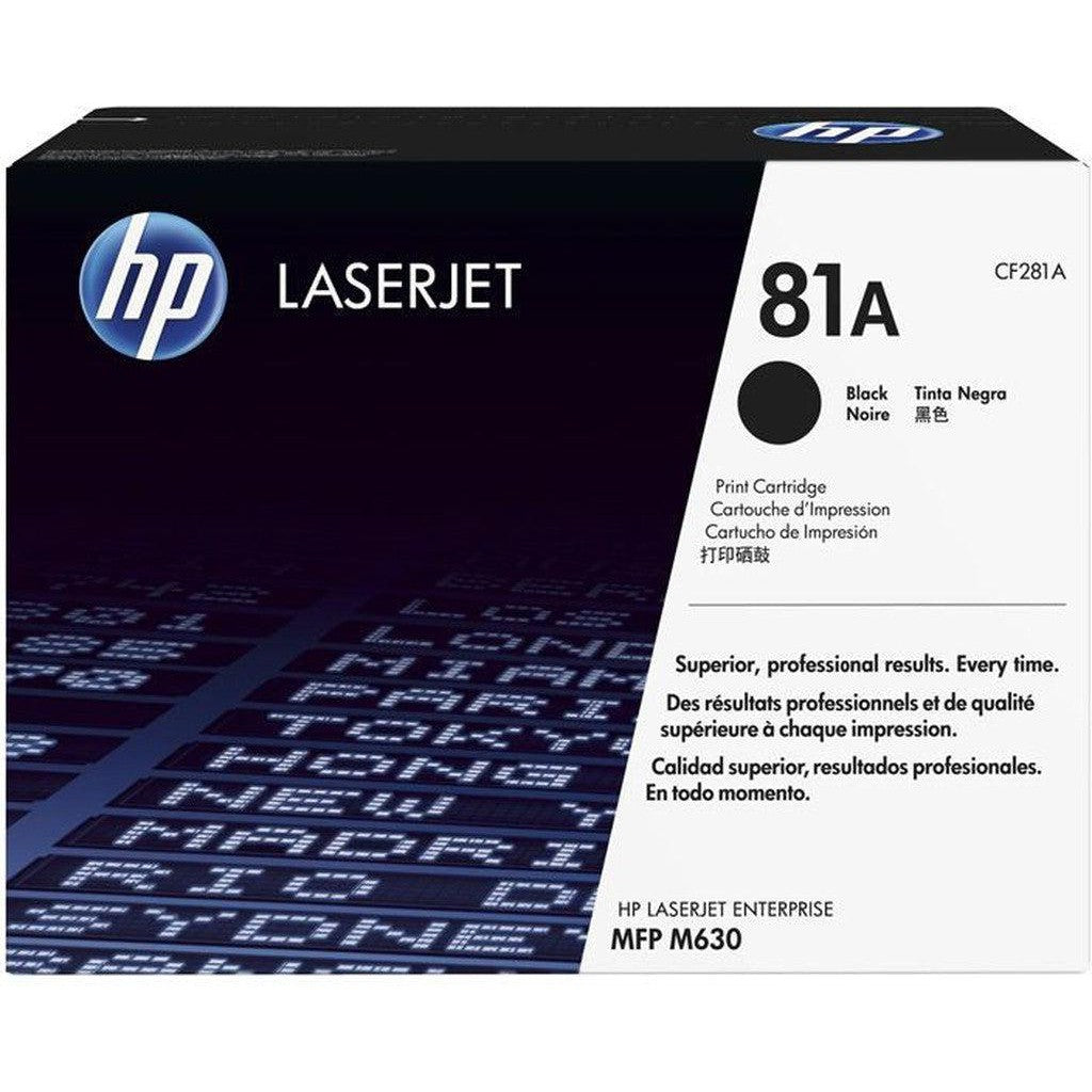 Hp 81A Toner Cartridge Black Cf281A
