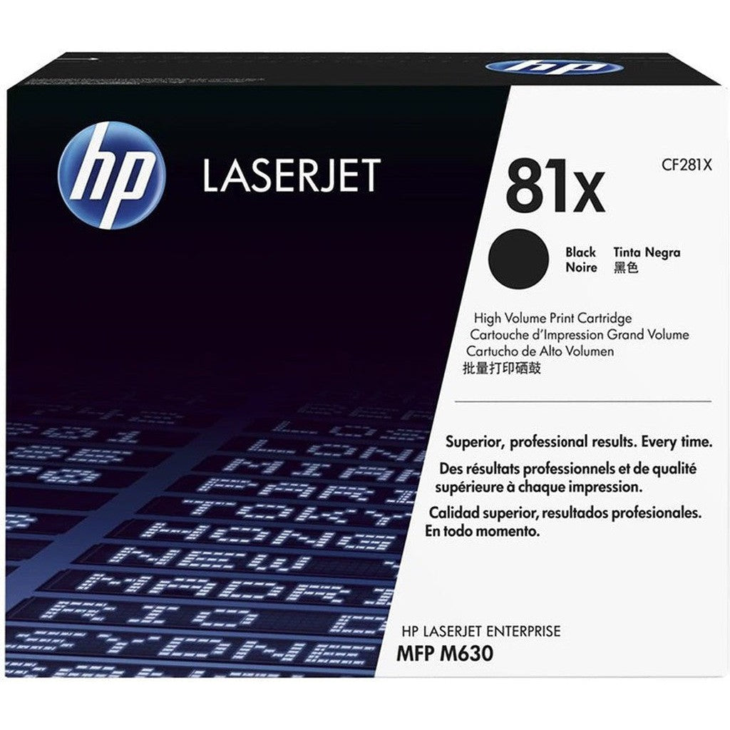 Hp 81X High Yield Black Toner (Cf281X)