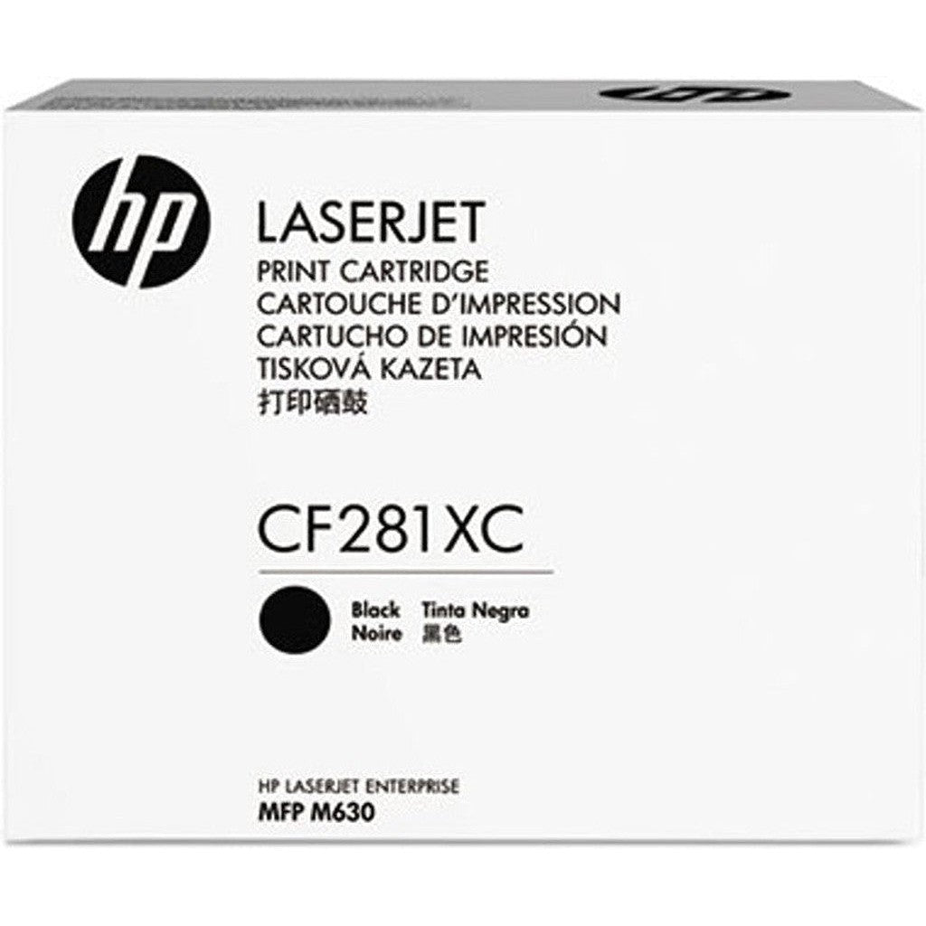 Hp 81Xc Black Contract Toner Cartridge (Cf281Xc)