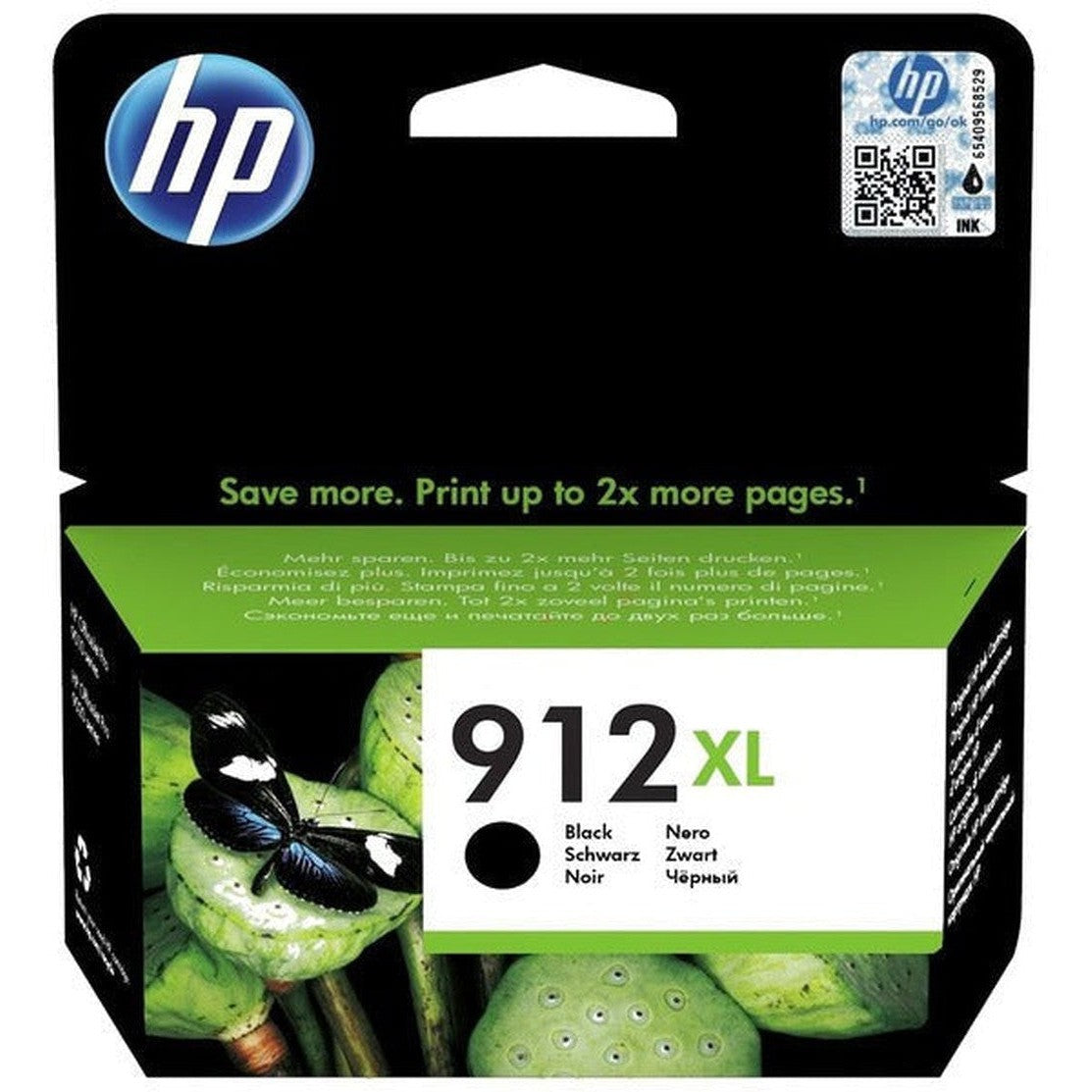 Hp 912 XL High Yield Black Ink Cartridge 3Yl84Ae