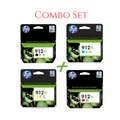 Hp 912 XL High Yield Ink Cartridge Full Set