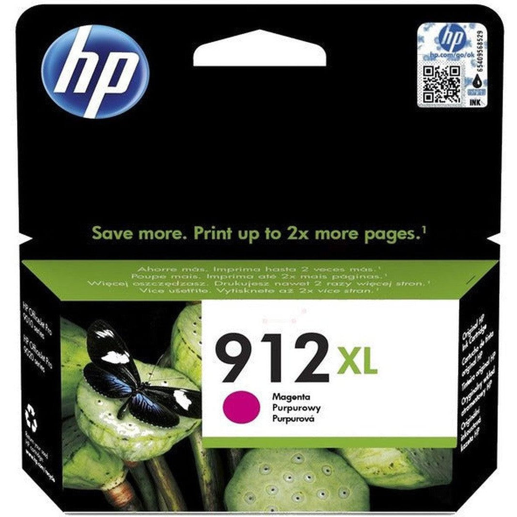 Hp 912 XL High Yield Magenta Original Ink Cartridge 3Yl82Ae