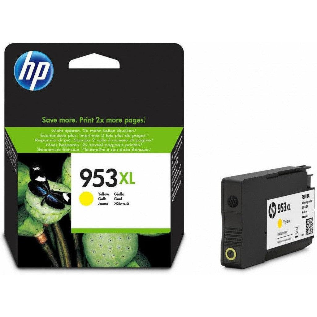 Hp 953XL Yellow Ink Cartridge F6U18Ae